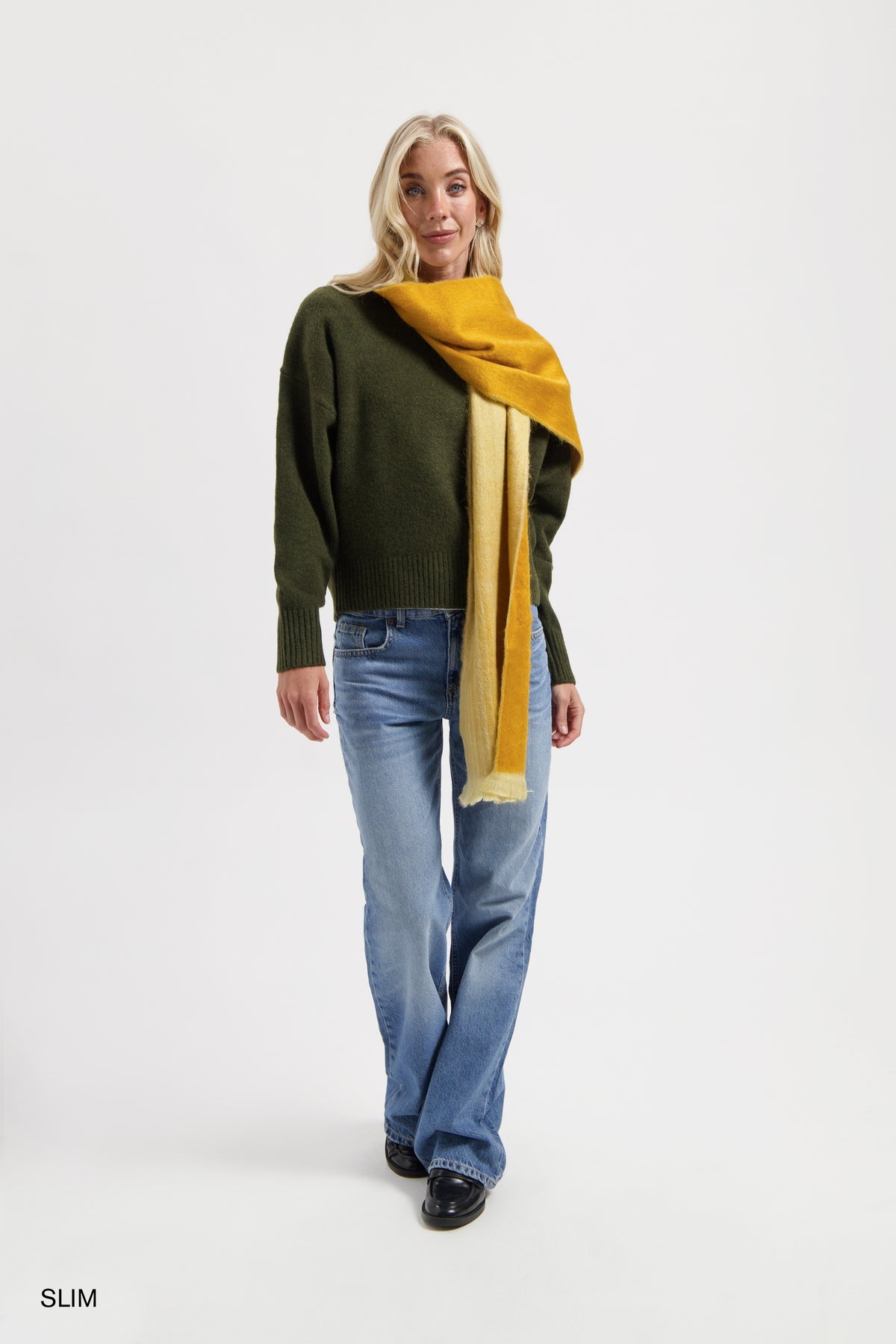Scarf Ocher & Natural
