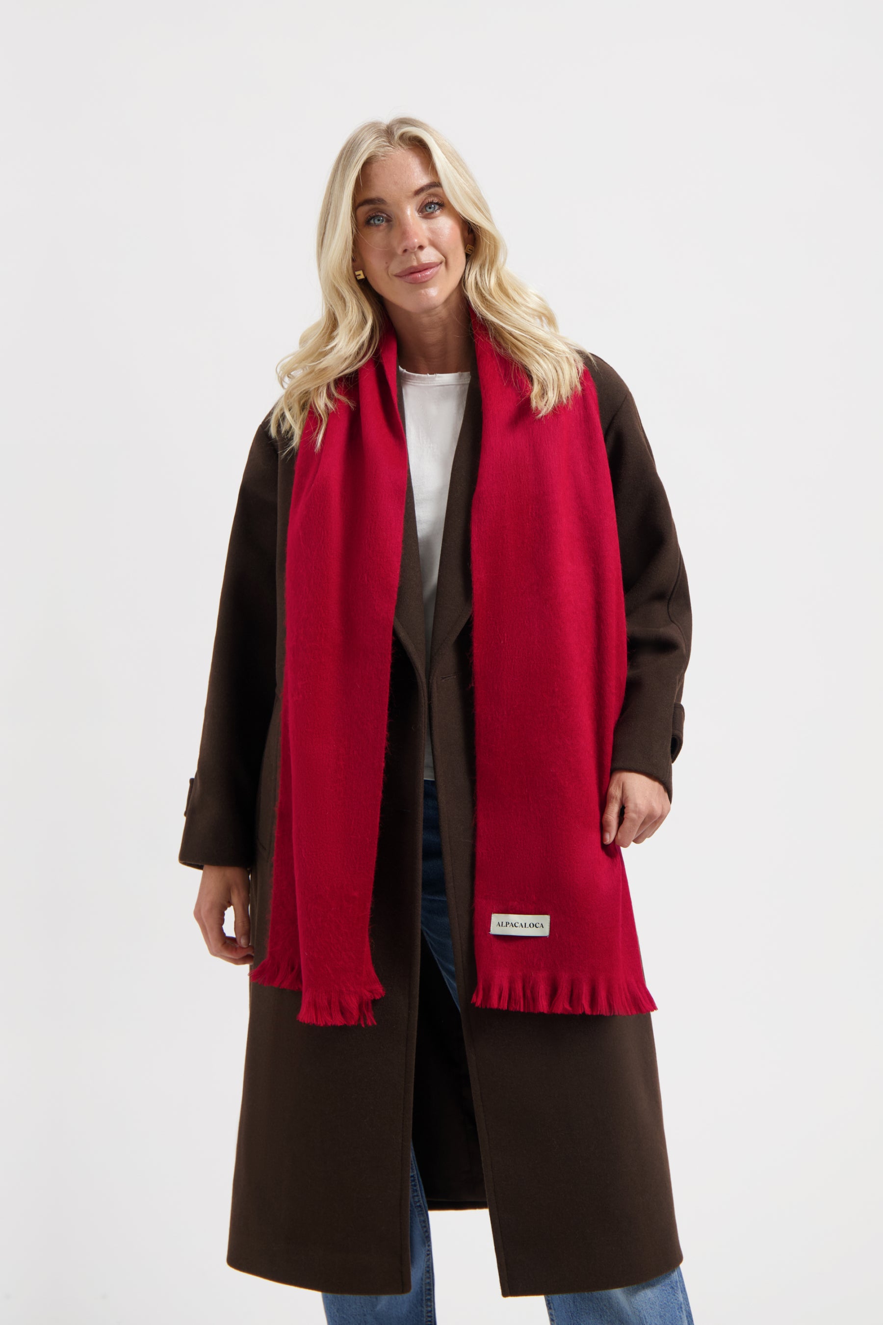 Scarf Ruby Red
