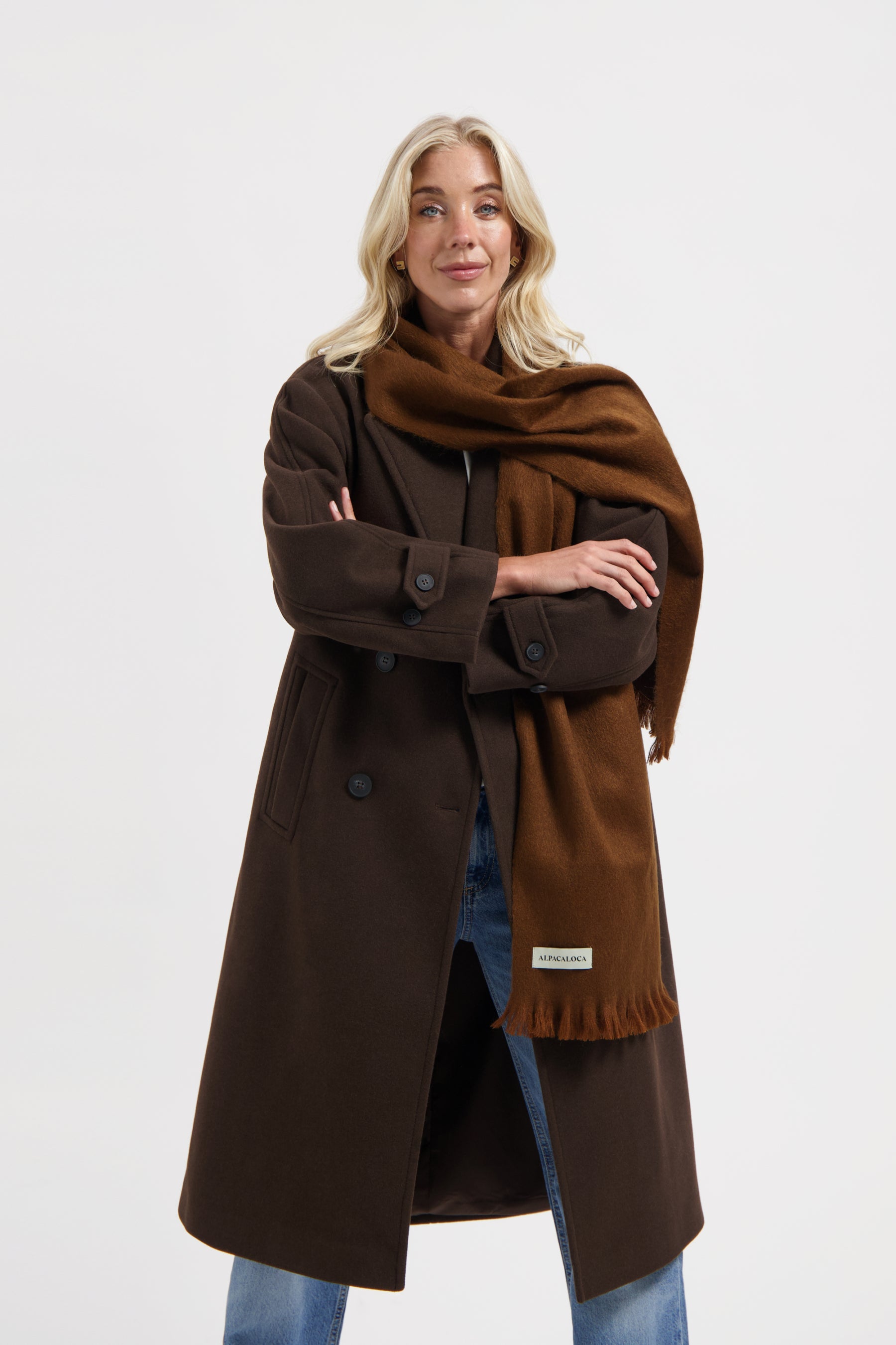 Scarf Chocolate Brown