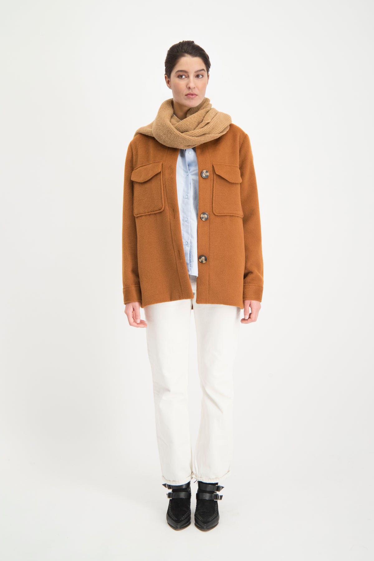 Cashmere Scarf Camel