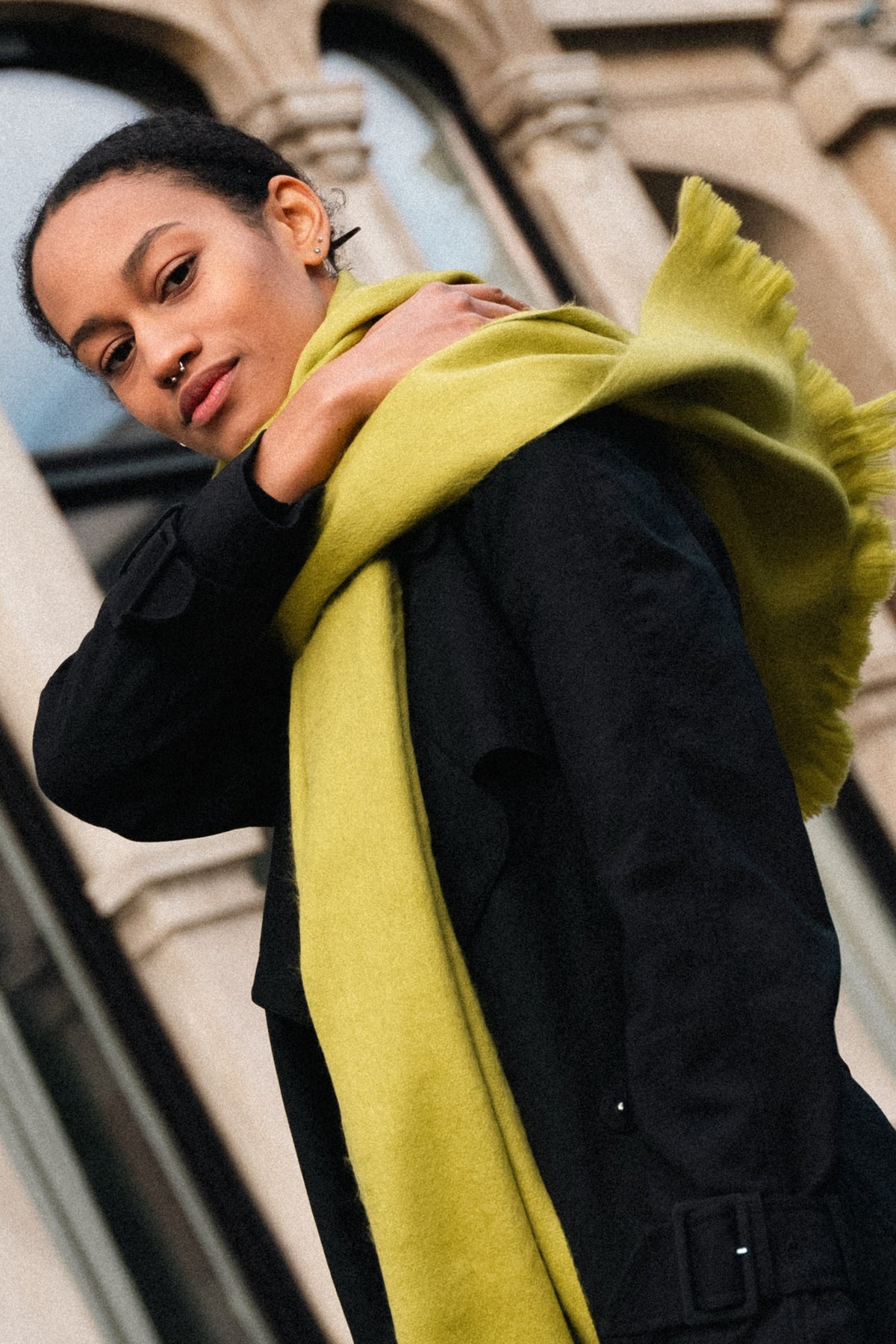 Scarf Golden Green
