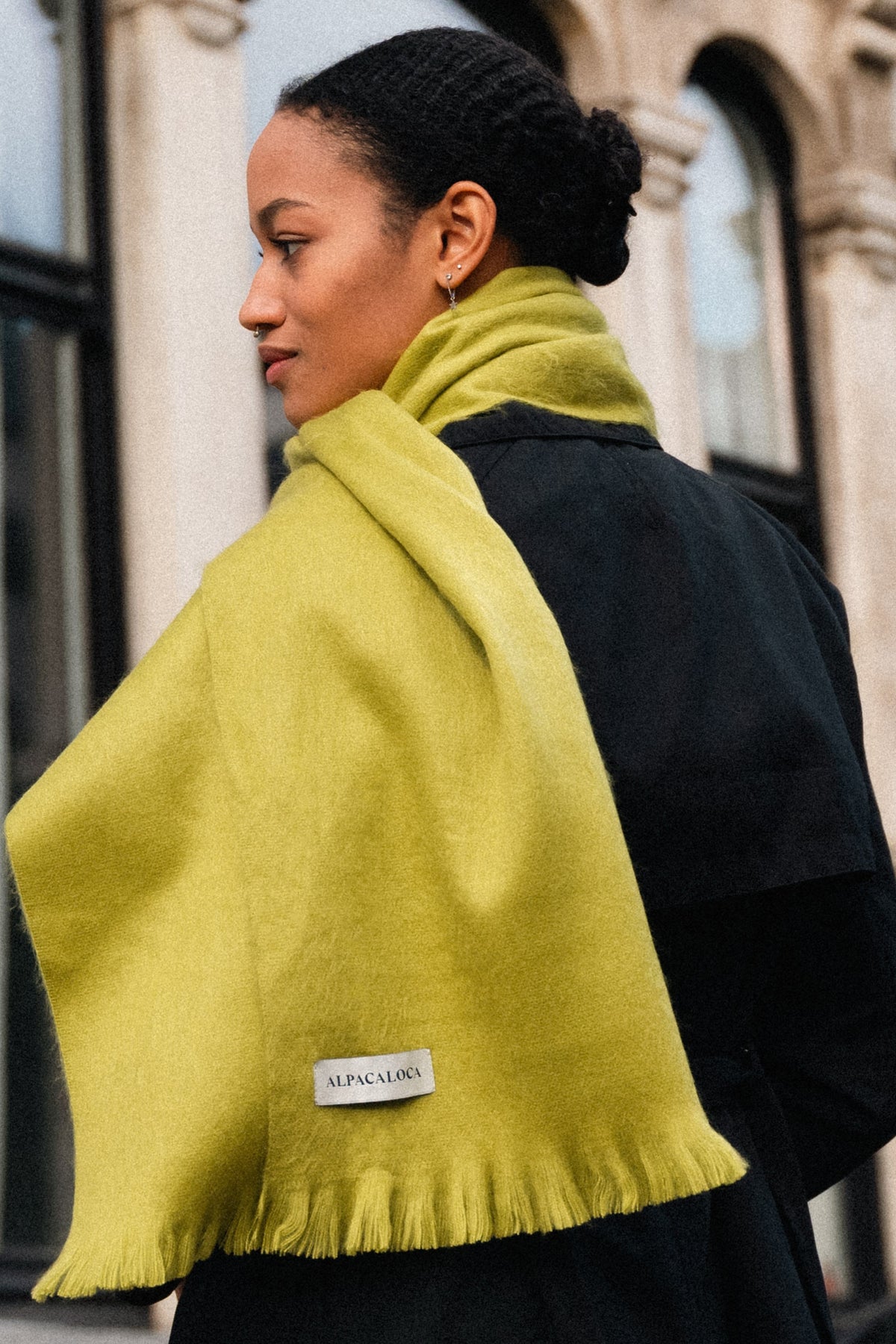 Scarf Golden Green
