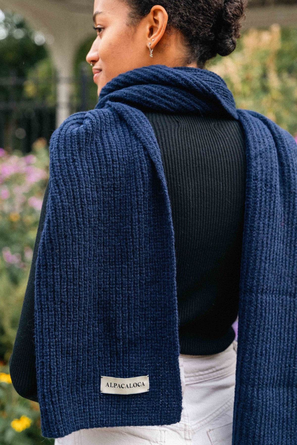 Knitted Scarf Navy