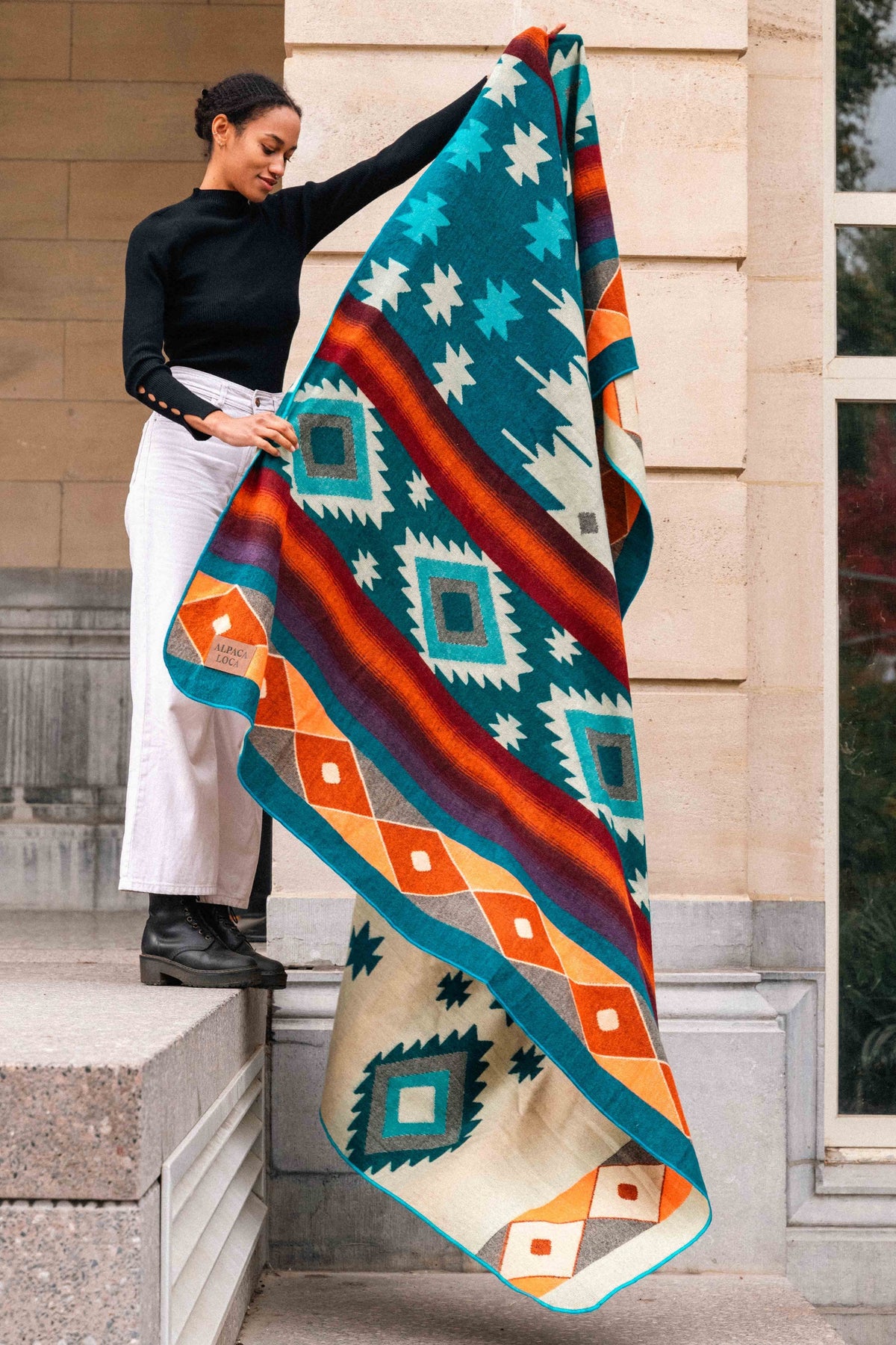 Plaid Native Turquoise