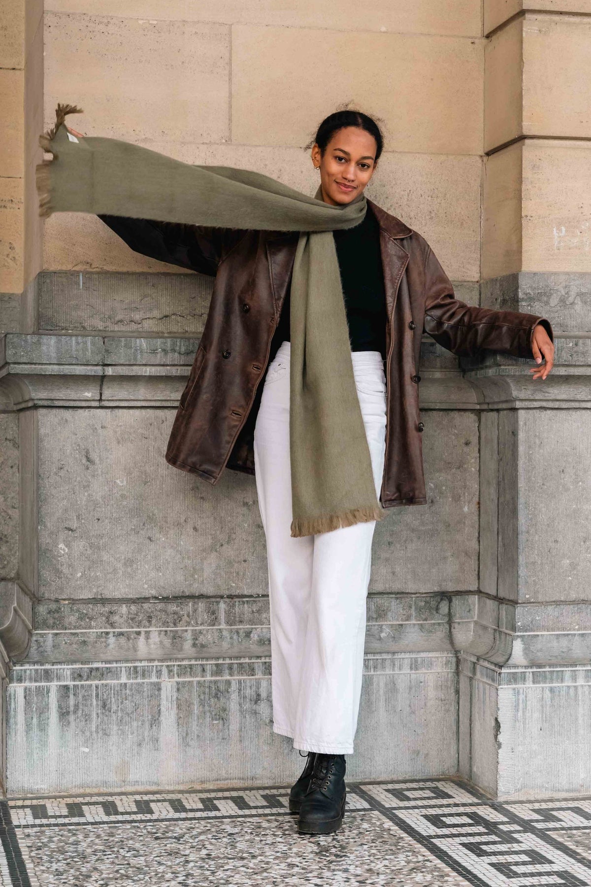 Scarf Cigar Brown