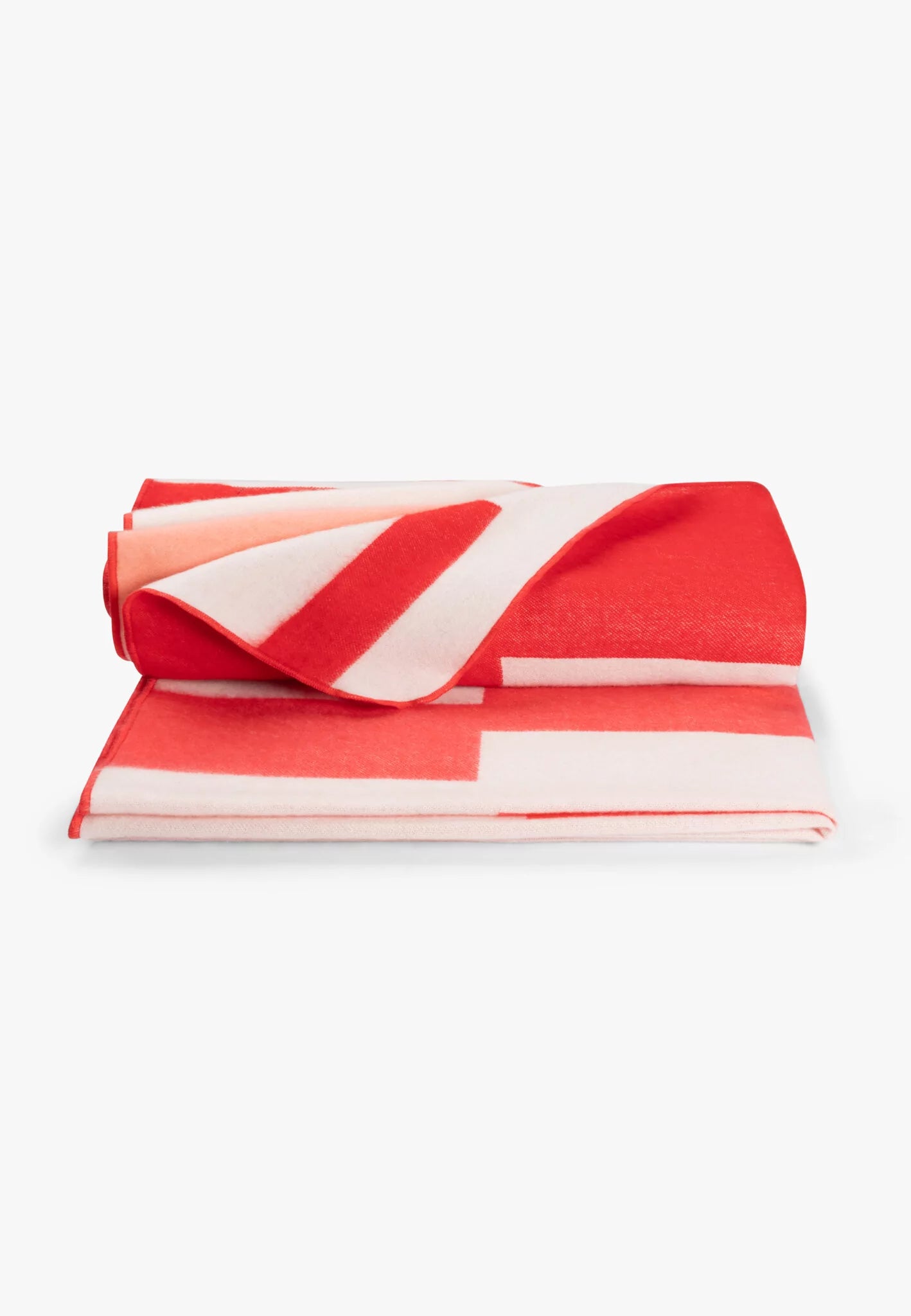 Plaid Native The Falling Blocks Coral Red