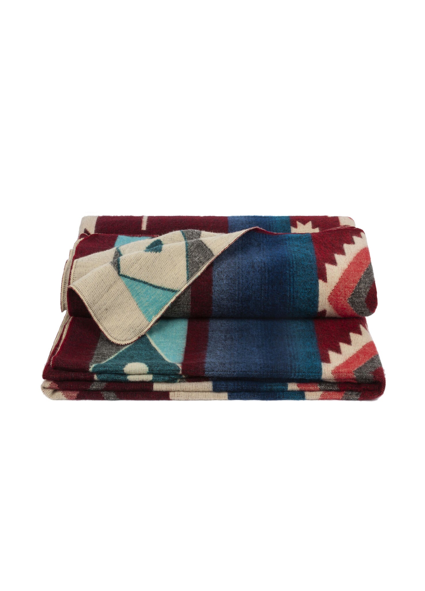 Plaid Native Wine Red