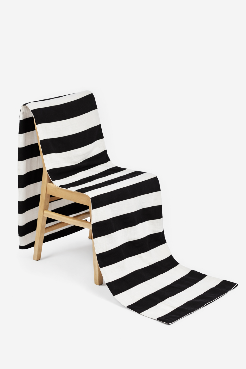 Plaid Striped Black and White
