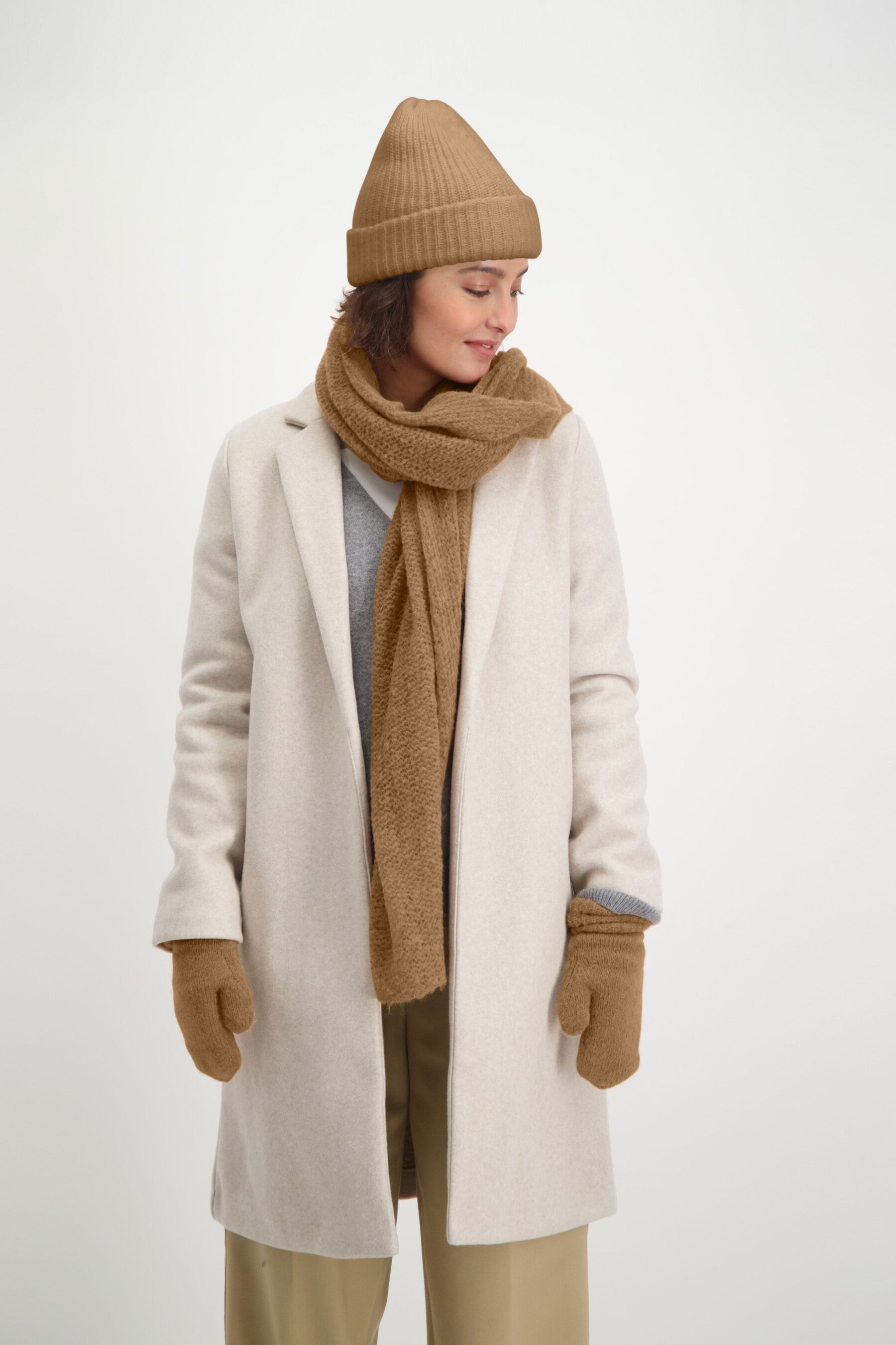 Knitted Hat Camel