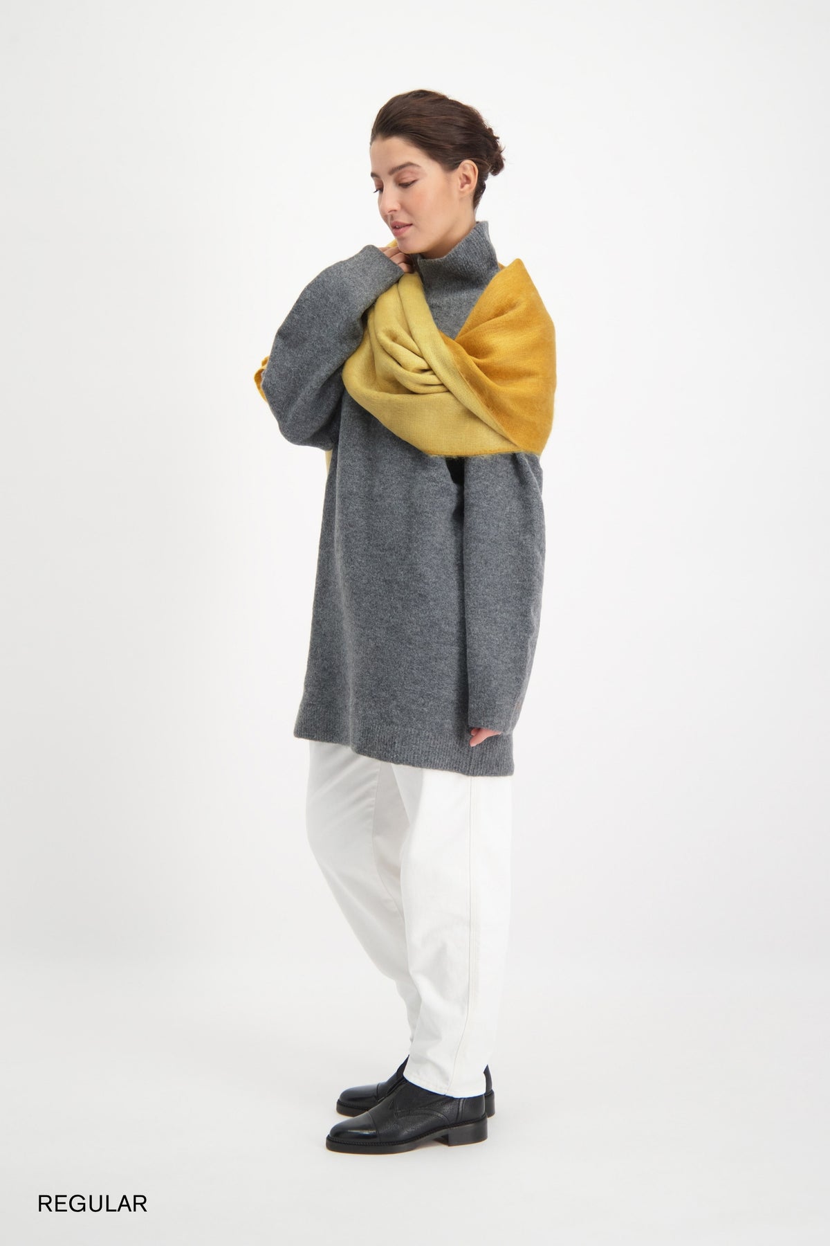 Scarf Ocher & Natural