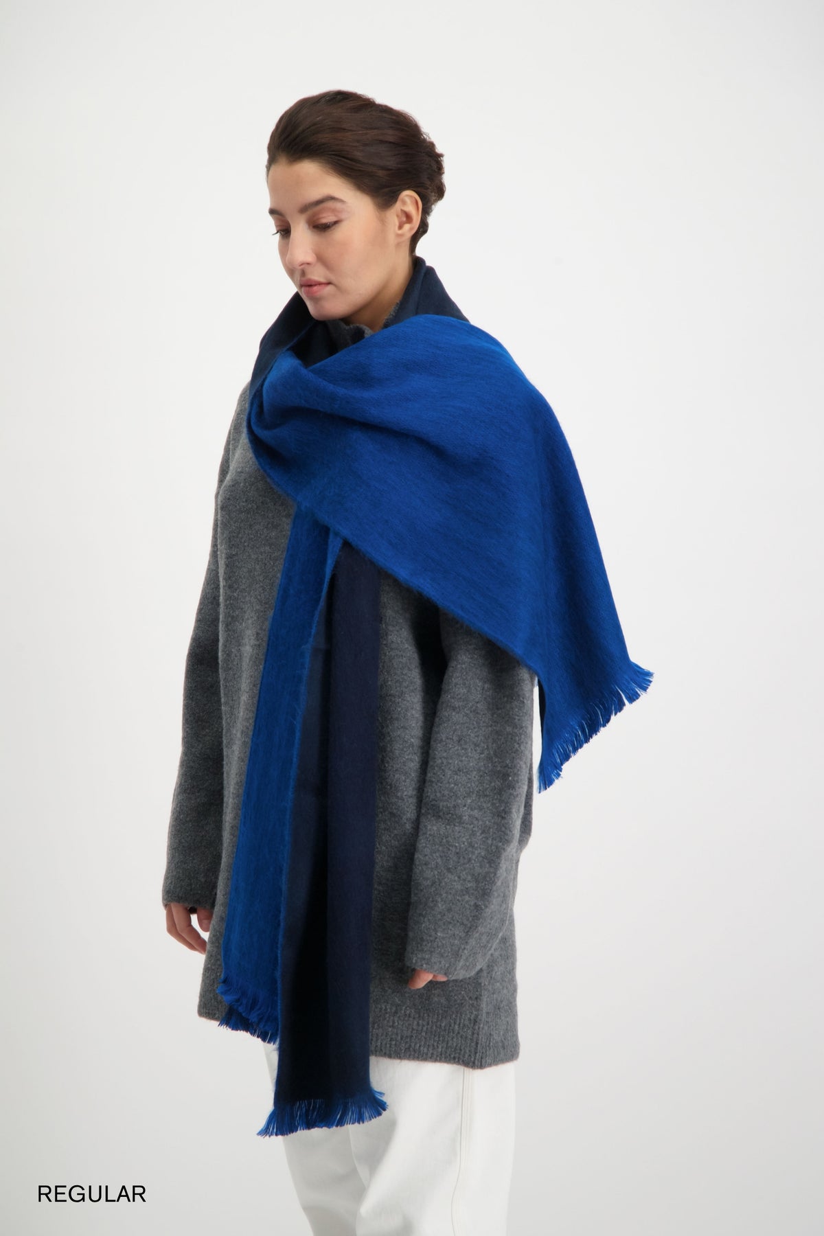 Scarf Cobalt & Royal Blue