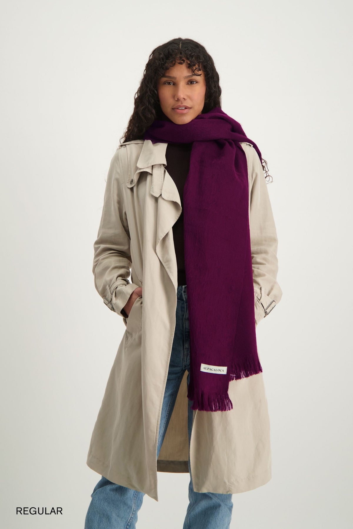 Scarf Wine Red