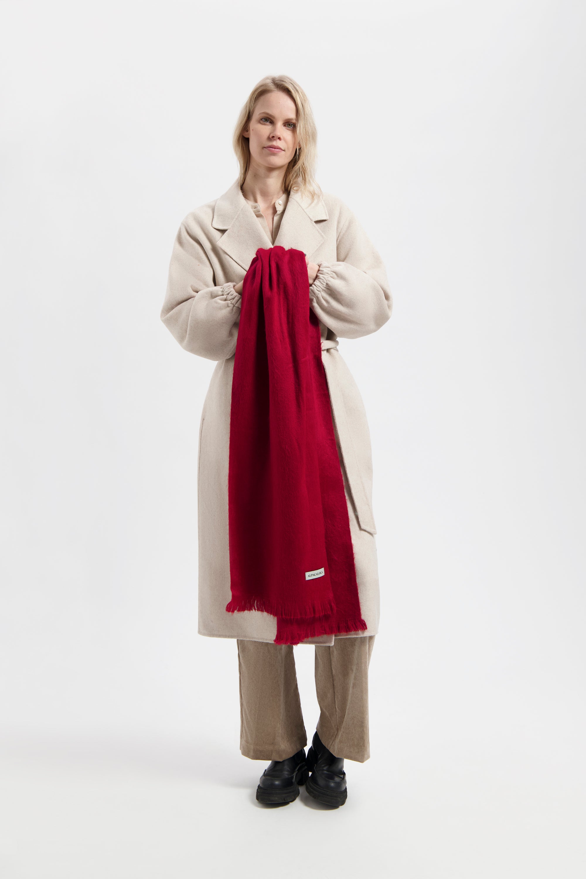 Scarf Ruby Red