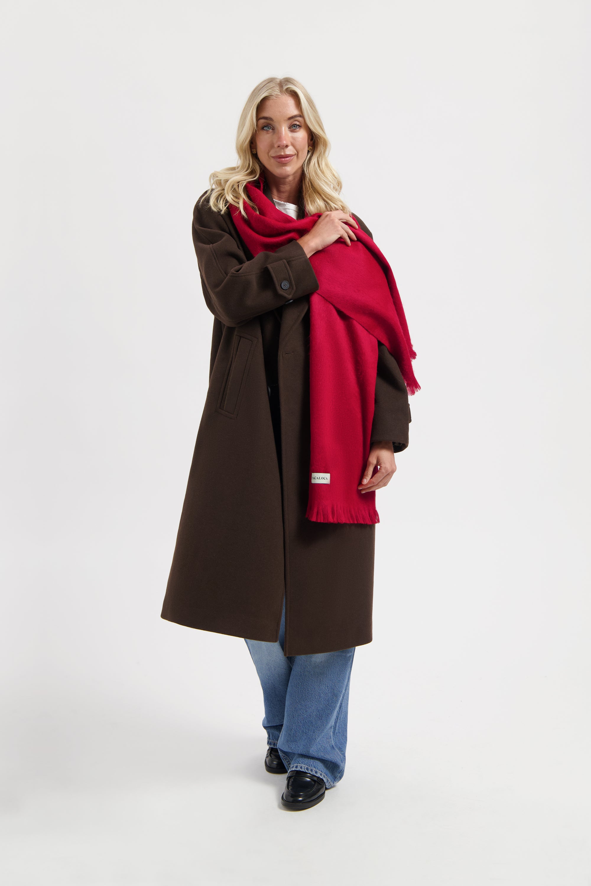 Scarf Ruby Red