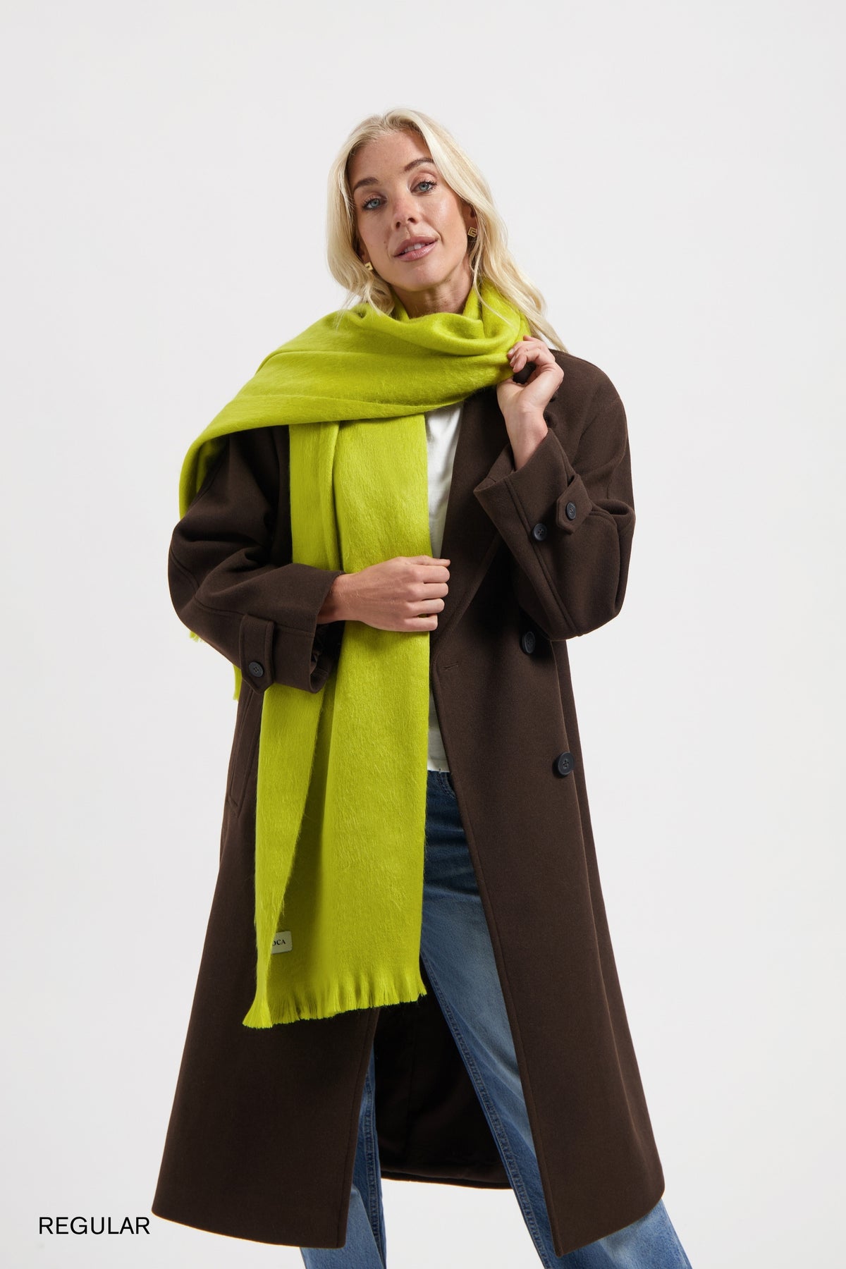 Scarf Golden Green