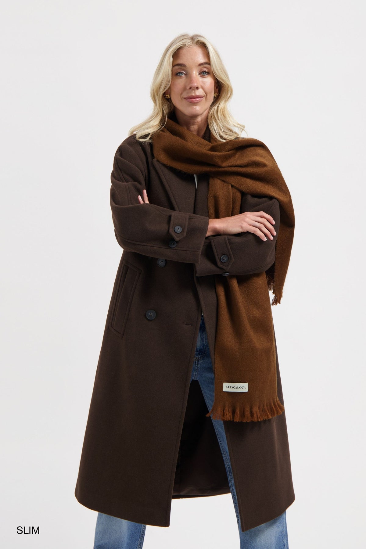 Scarf Chocolate Brown