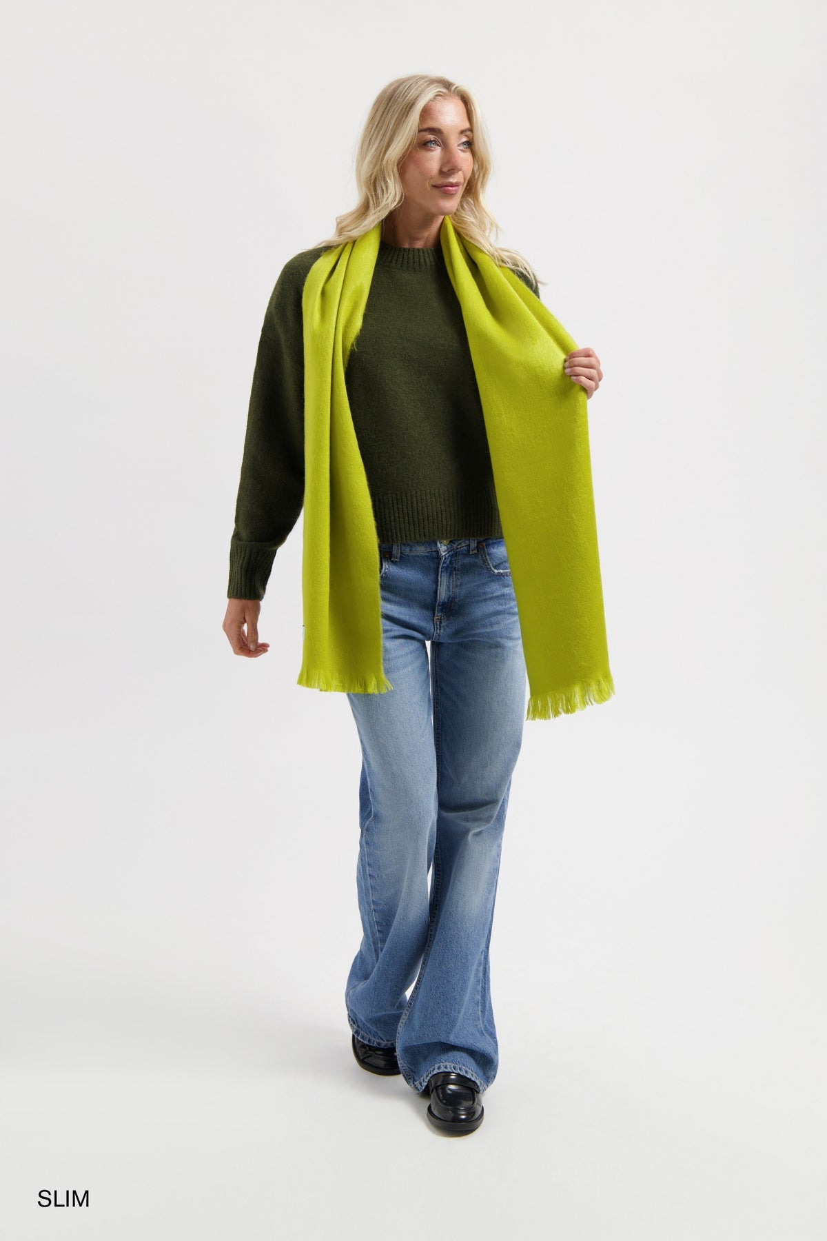 Scarf Golden Green