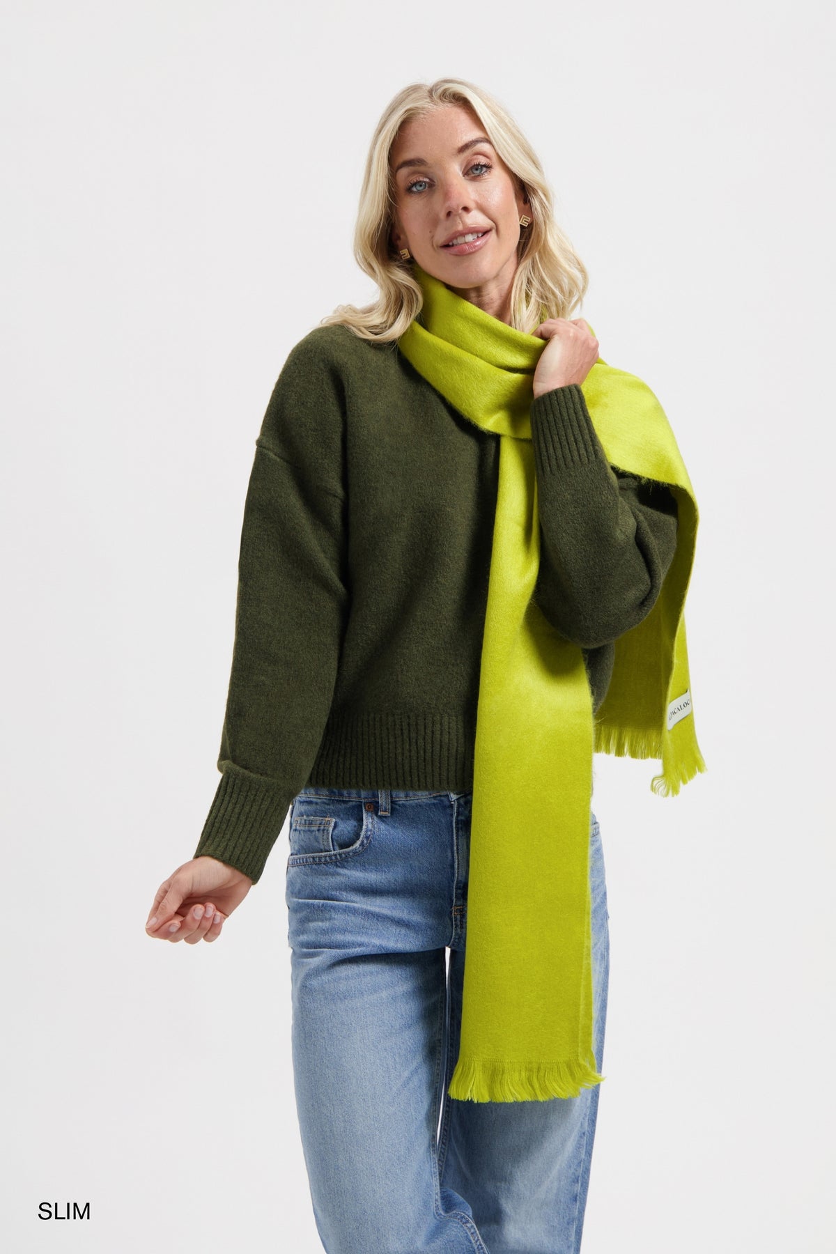 Scarf Golden Green