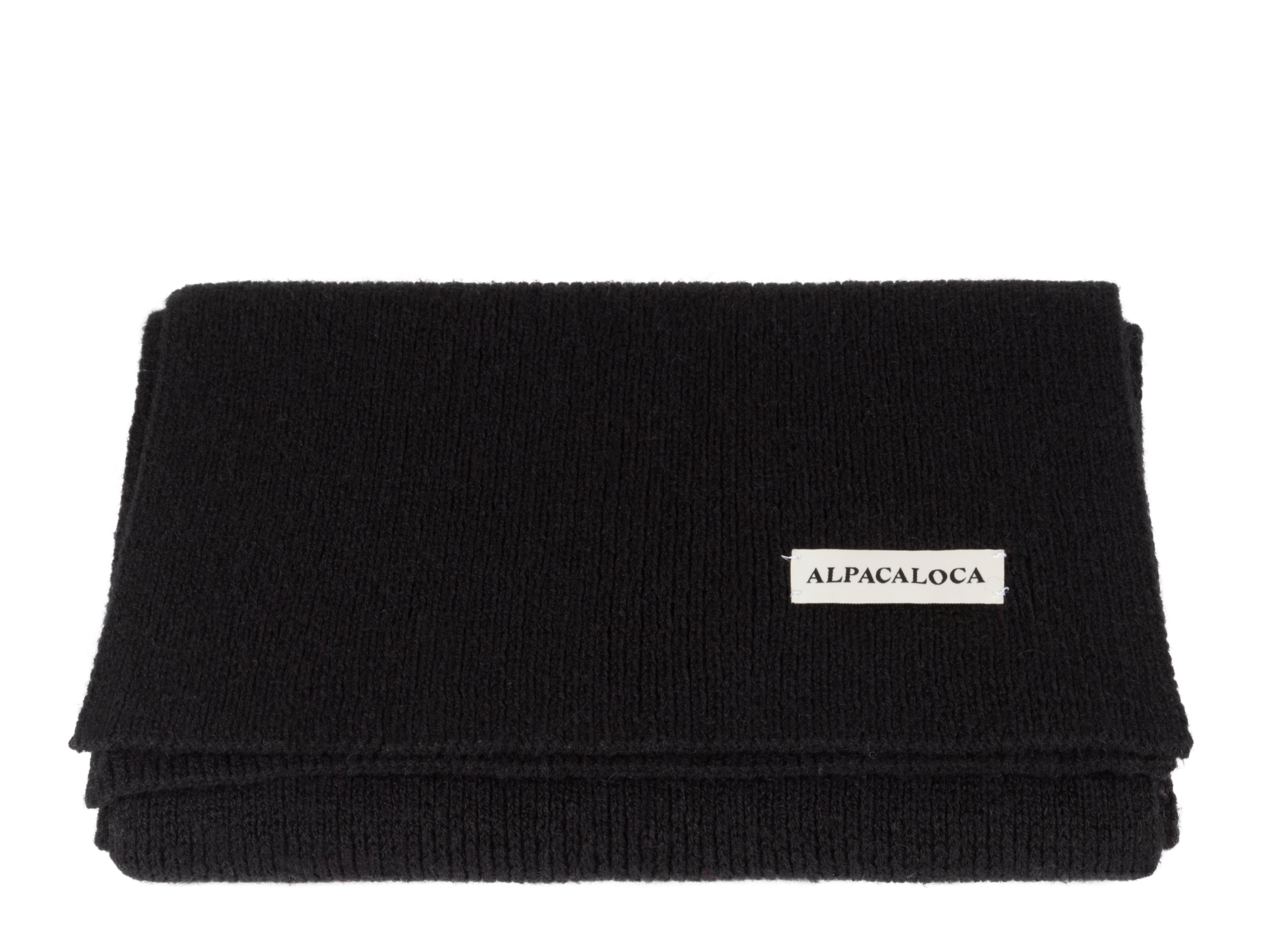 Knitted Scarf Black