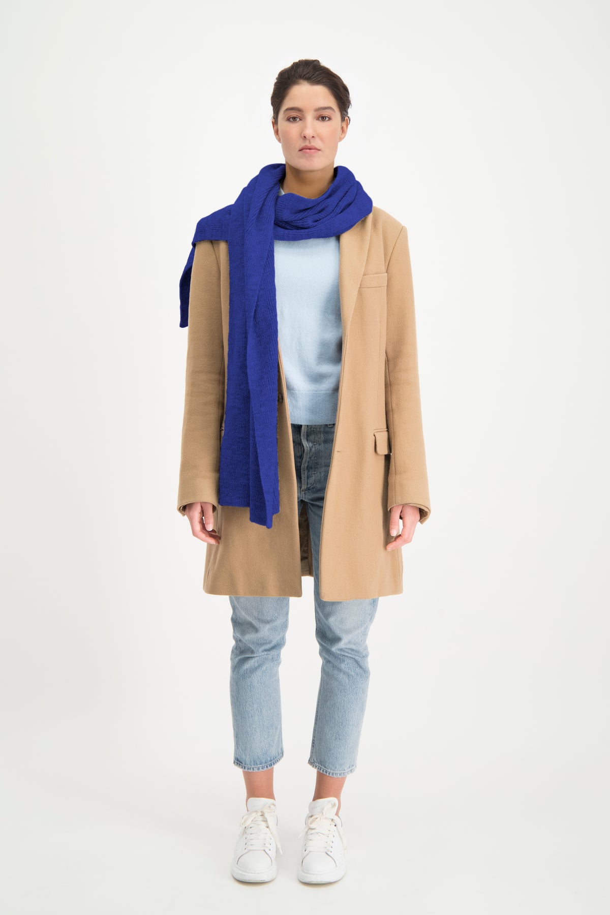 Cashmere Scarf Cobalt Blue