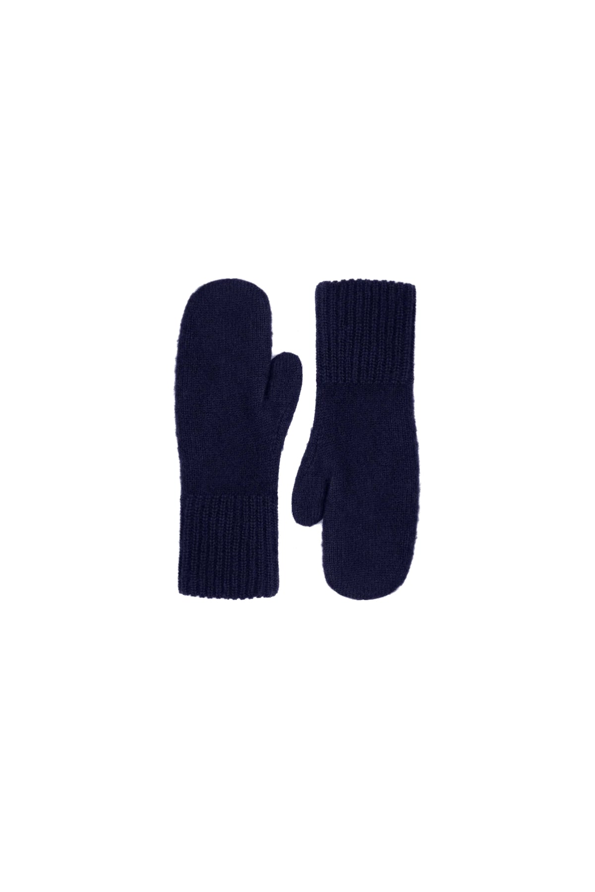 Knitted Mittens Navy