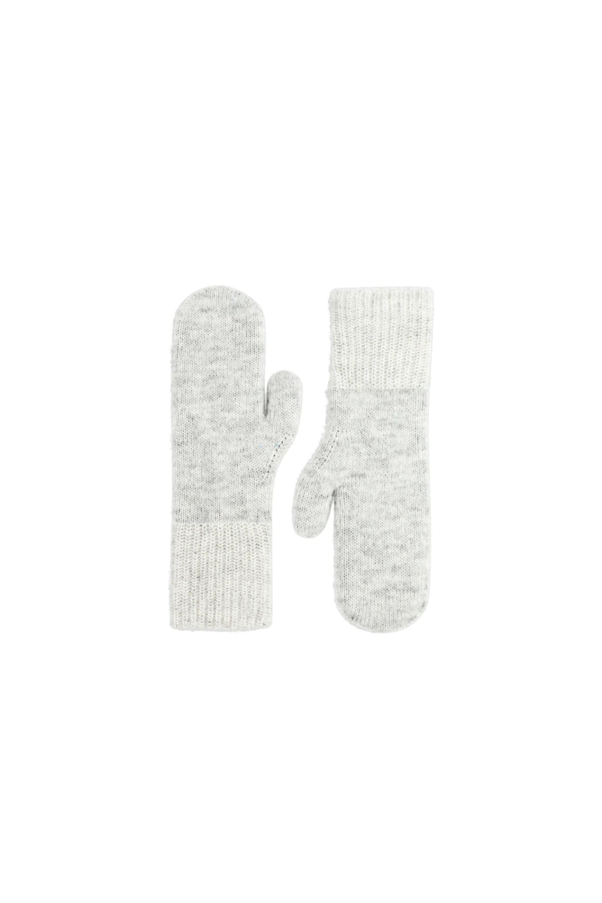 Knitted Mittens Grey