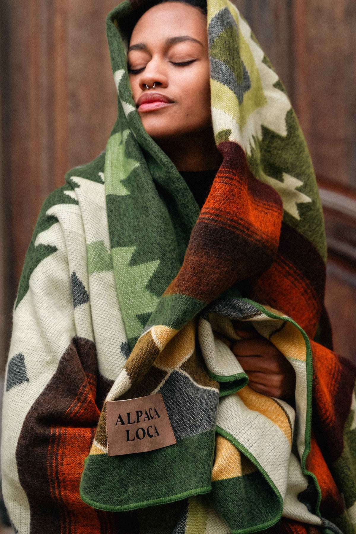 Plaid Native Moss Green