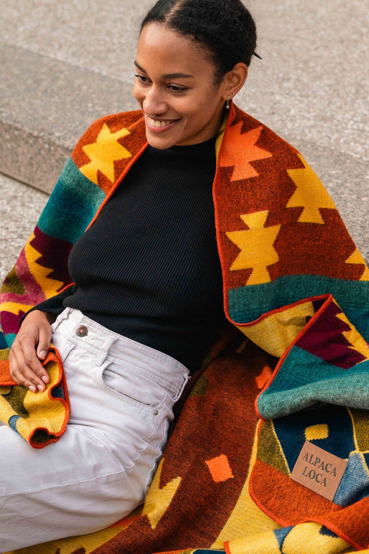 Native Ocher Plaid