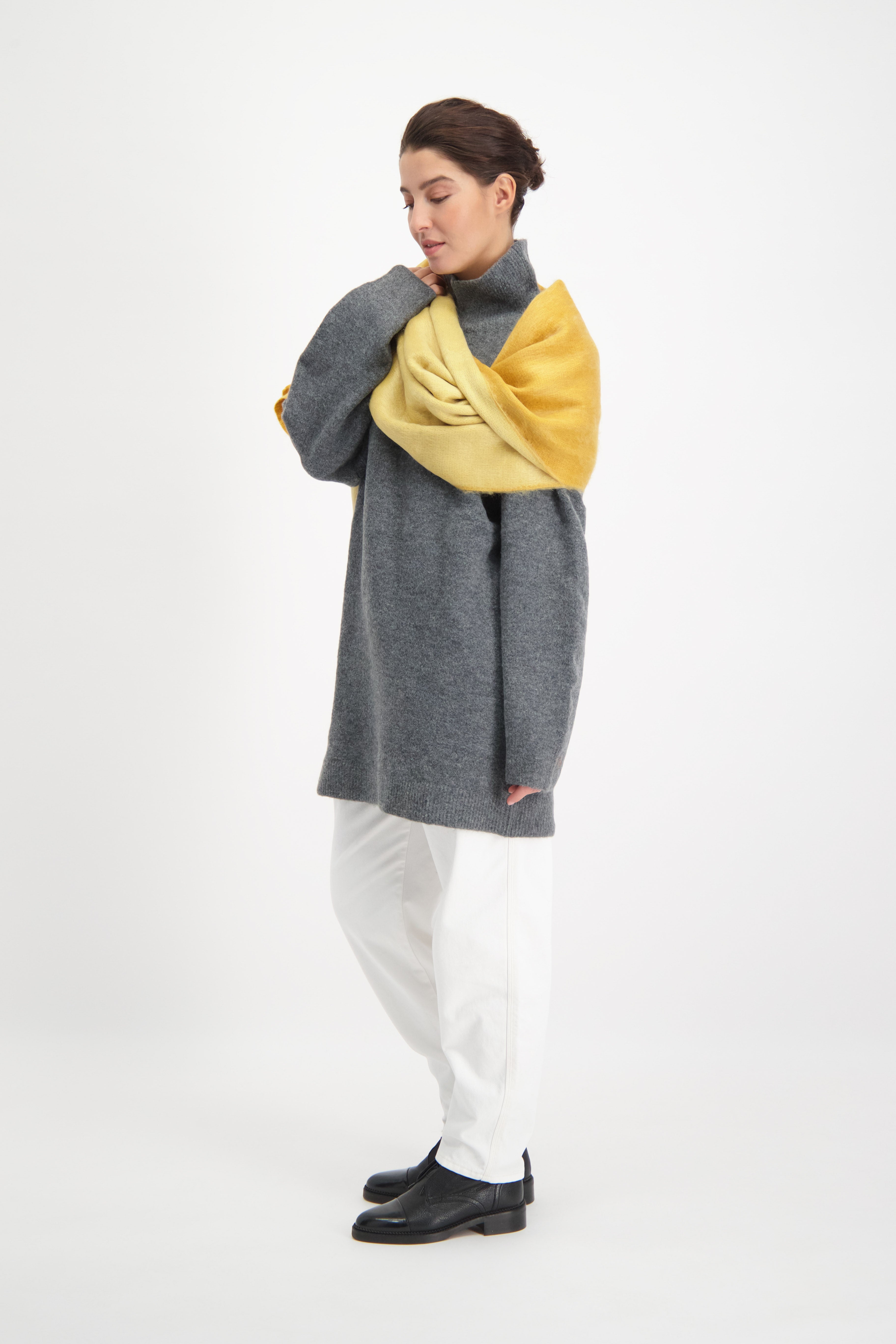 Double Scarf Ocher & Natural