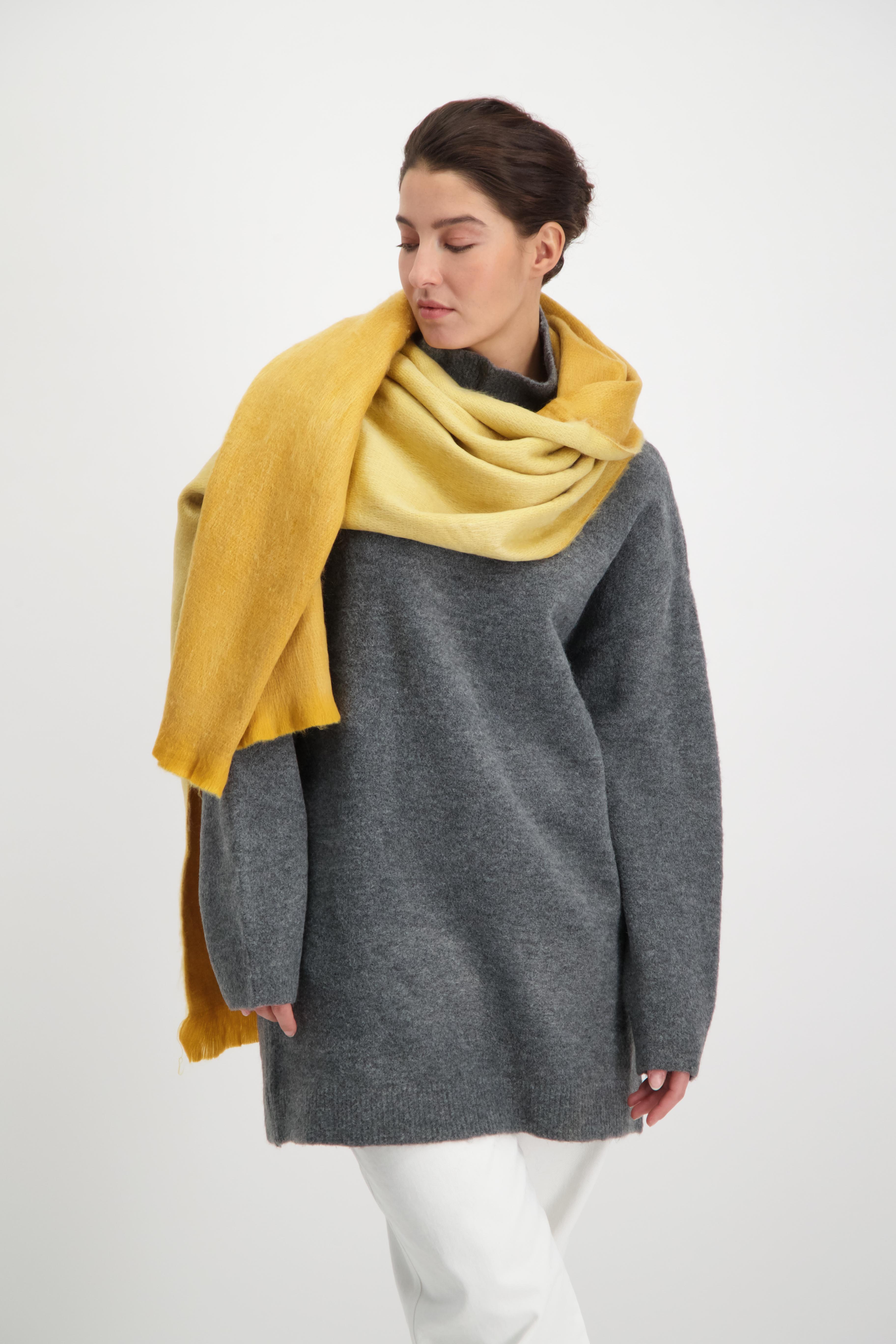Double Scarf Ocher & Natural