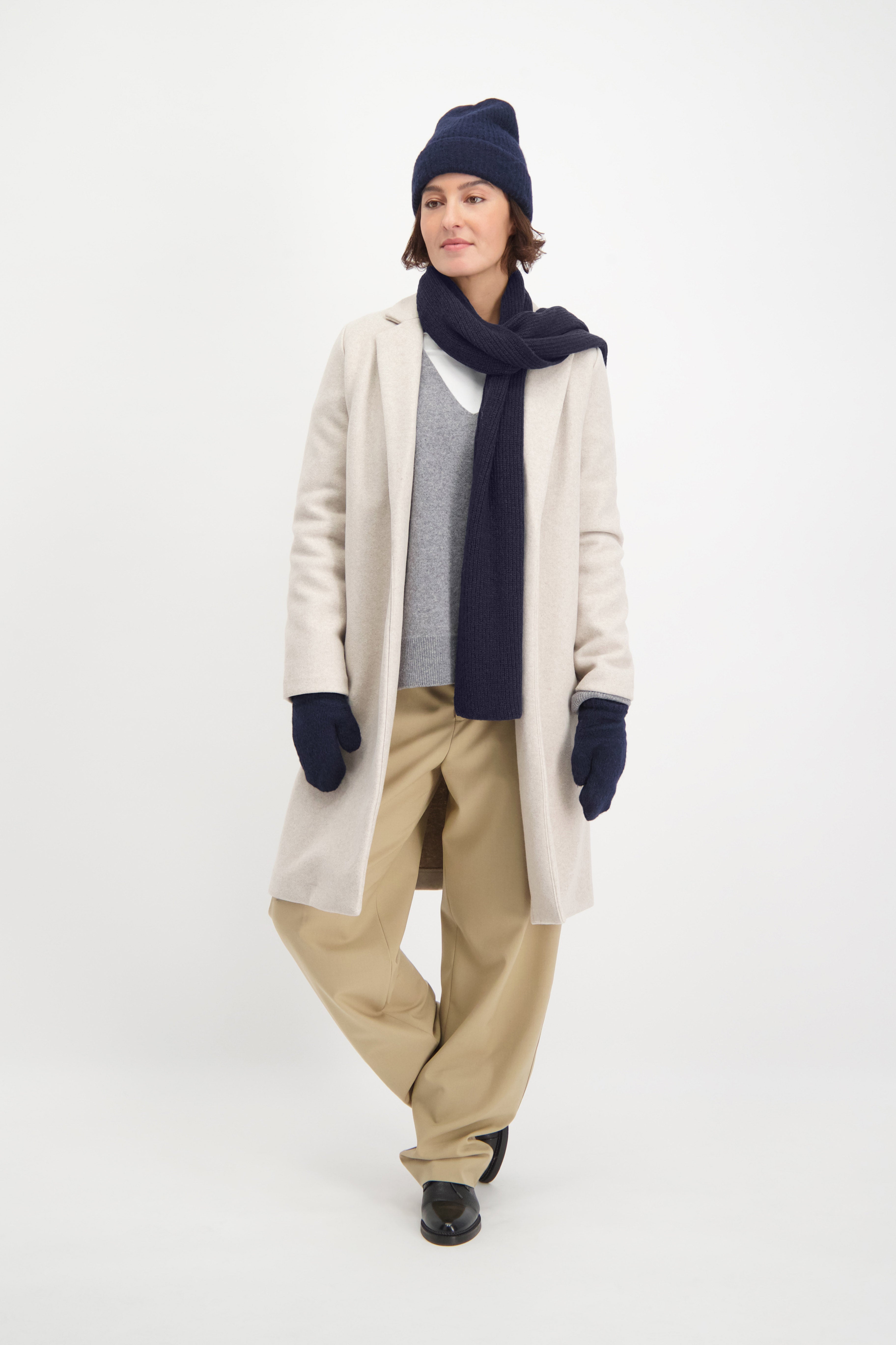 Knitted Scarf Navy