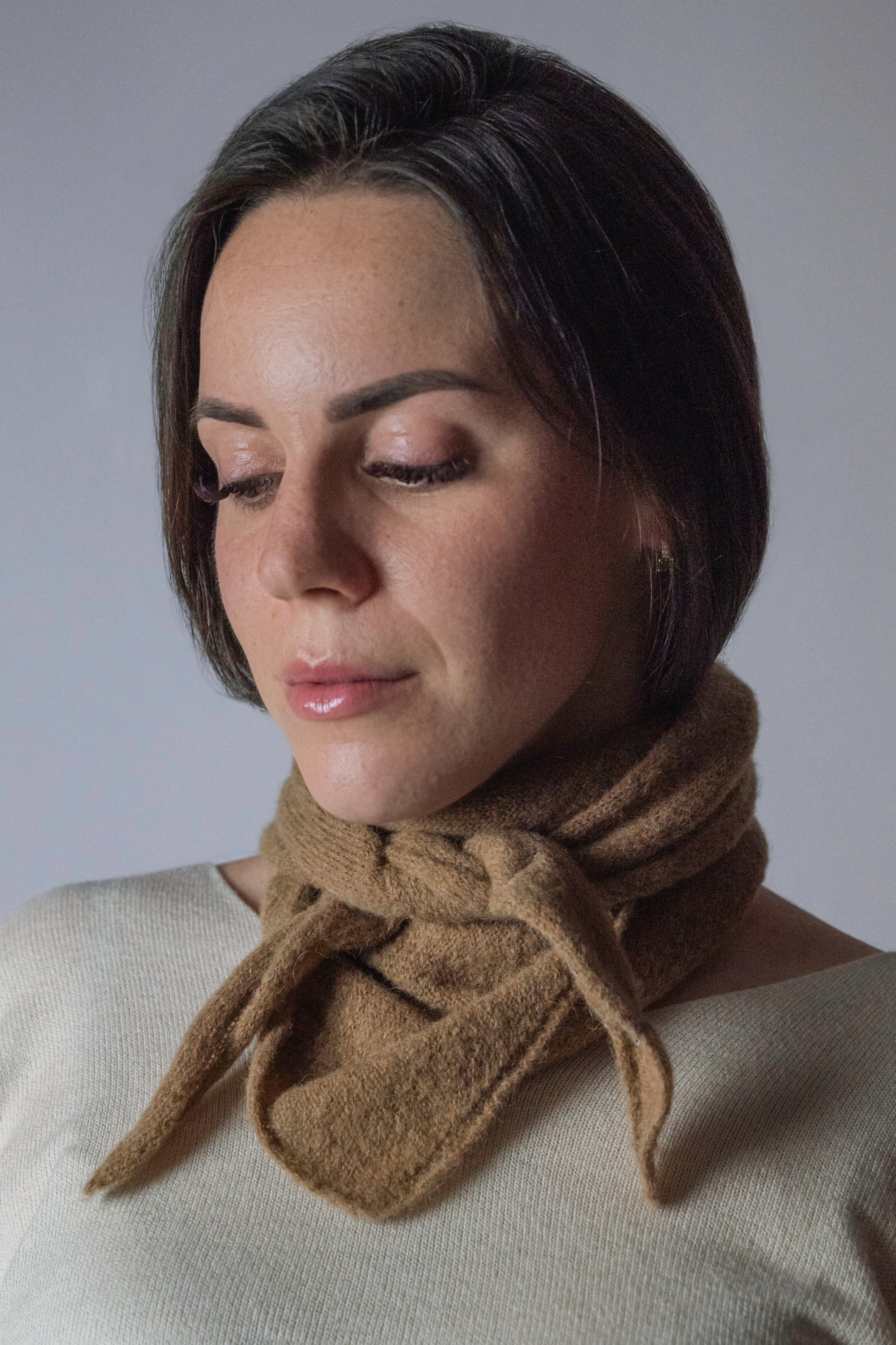 Knitted Scarf Navy