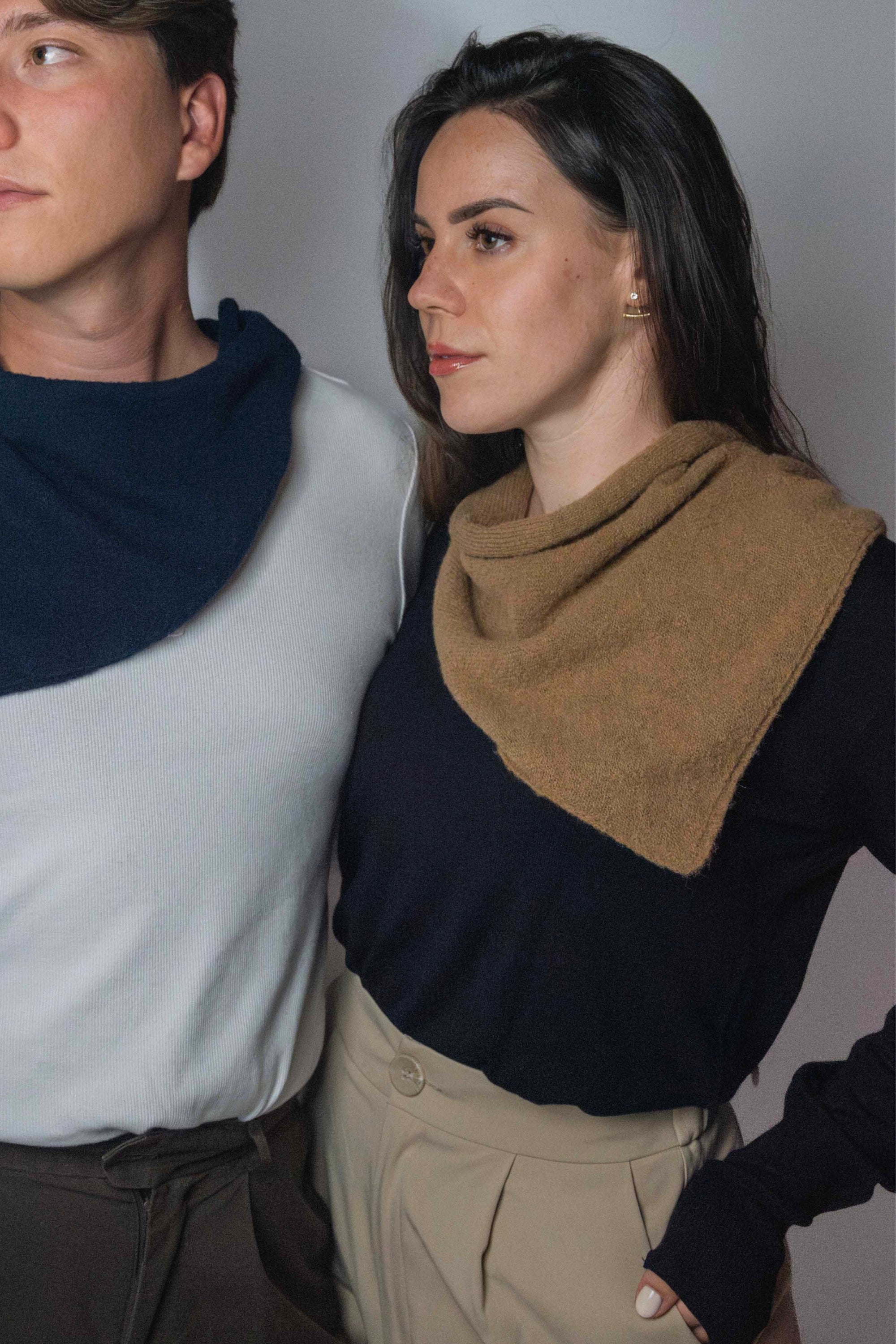 Knitted Scarf Navy