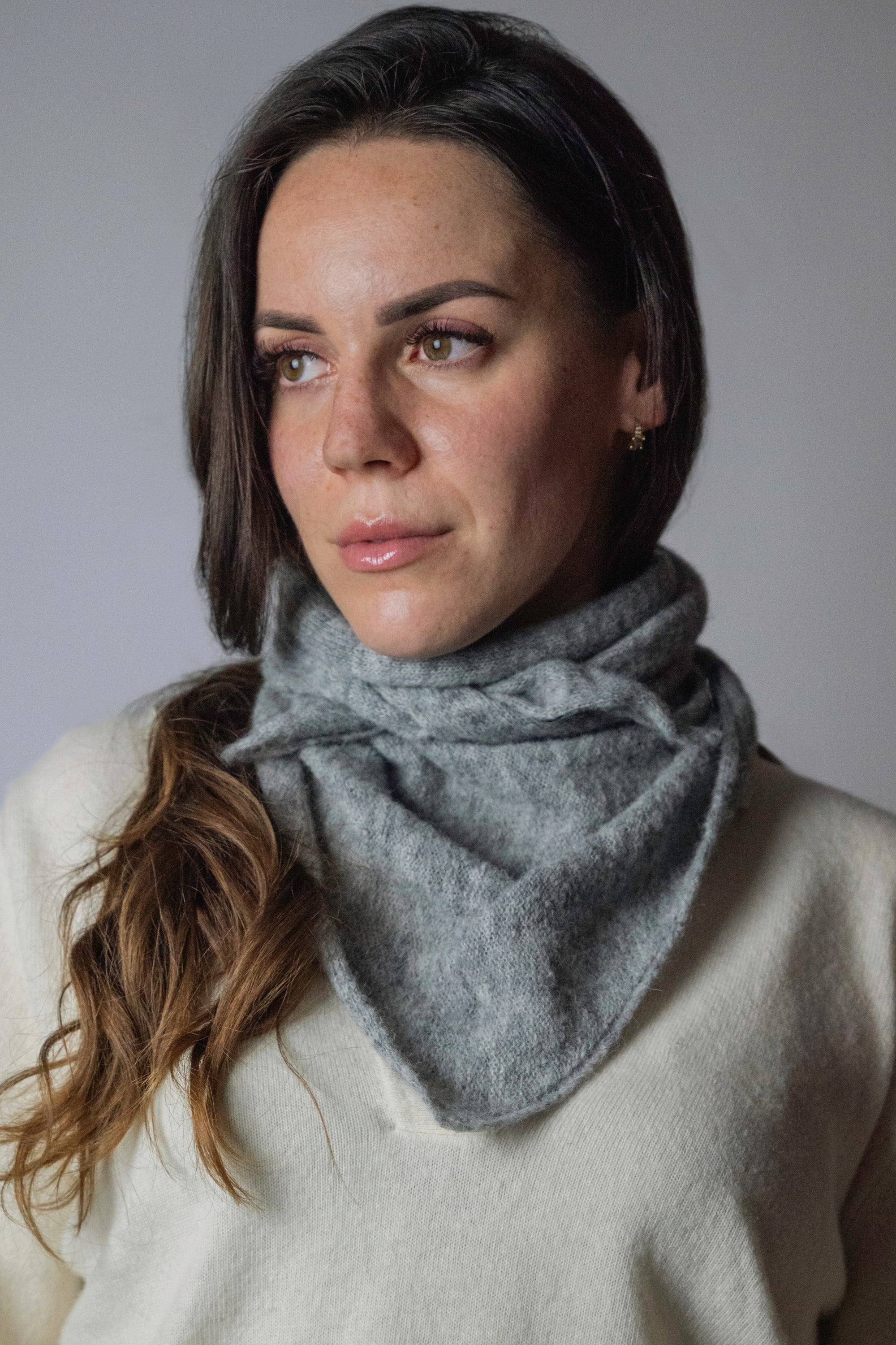 Knitted Scarf Navy