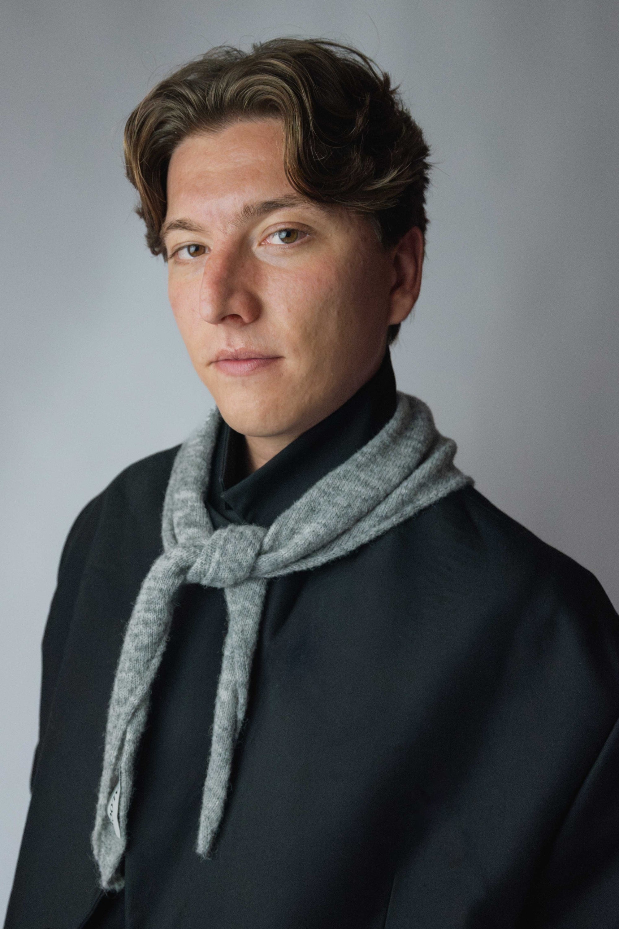 Knitted Scarf Navy