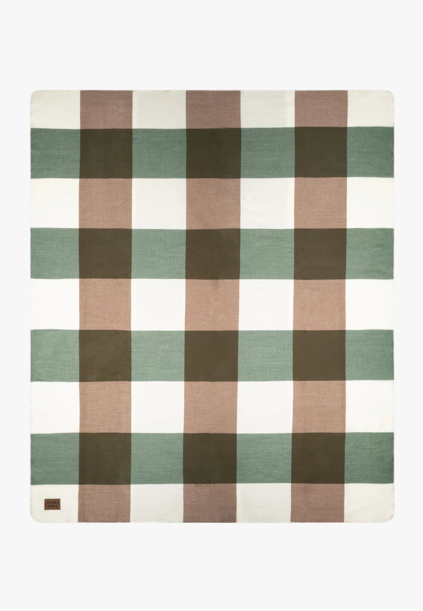 Plaid Blocked Naturals & Esmerald Green